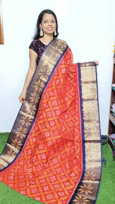 PGMRISCS5Y07EECD45- Ikat Sico saree