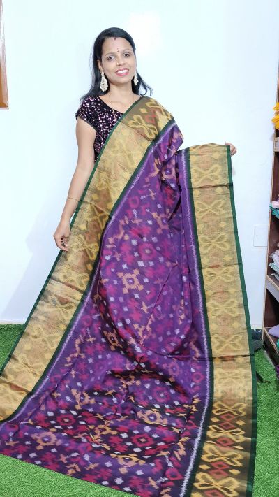 PGMRISCS5Y07EECD50- Ikat Sico saree