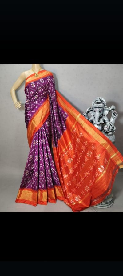 PWCKIDSS5A08XSCD22- Ikat silk saree