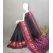 PRKSILWS5A05BSDC01- light weight Ikat silk saree