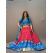 PSSIFSLG5A07SZDC01- Free Size Ikat Silk Lehenga