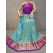 PGMRFSLG5Y18SZCD12- Free Size Ikat Silk Lehenga