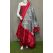 PSRGSDST5Y12FFCD44- Ikat Silk dupatta with Ikat sico top