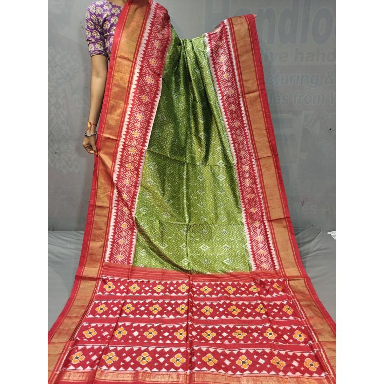 PGMRIDSS5M31TSDC07- Ikat silk saree