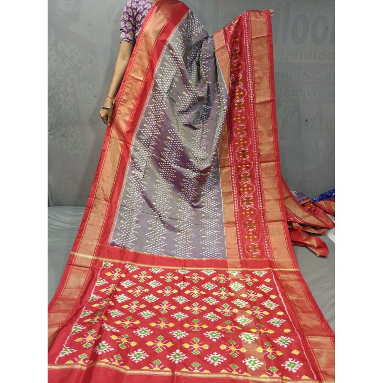 PGMRIDSS5M31TSDC36- Ikat silk saree