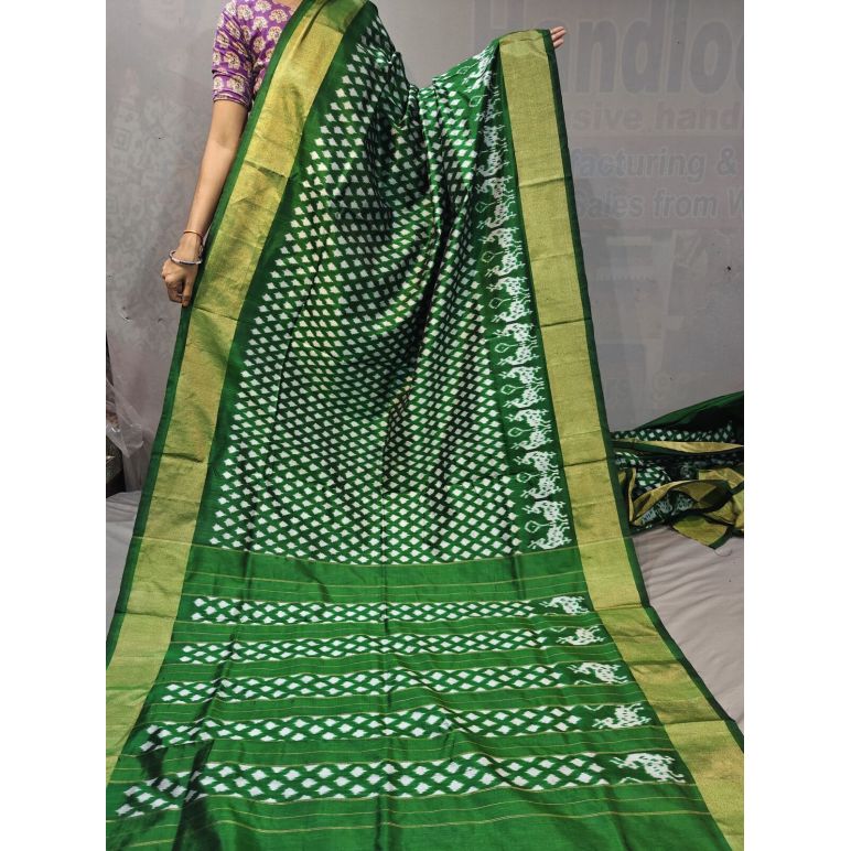PGMRIDSS5M31TSDC49- Ikat silk saree