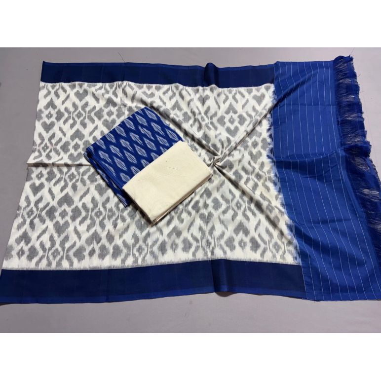 PSSIC3PP5A05IZSD03- Double ikat cotton salwar set