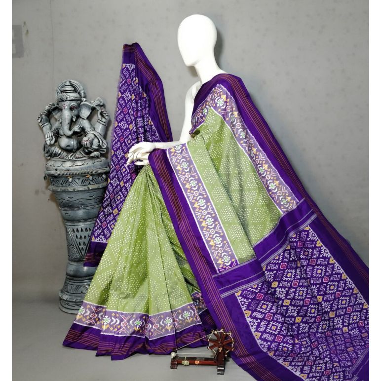 PALUIDSS5A07BSCC41- Ikat silk saree