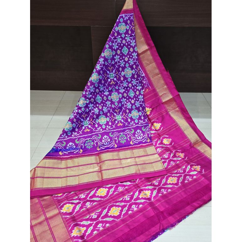 PANHIDSS5A09BNCC18- Ikat silk saree