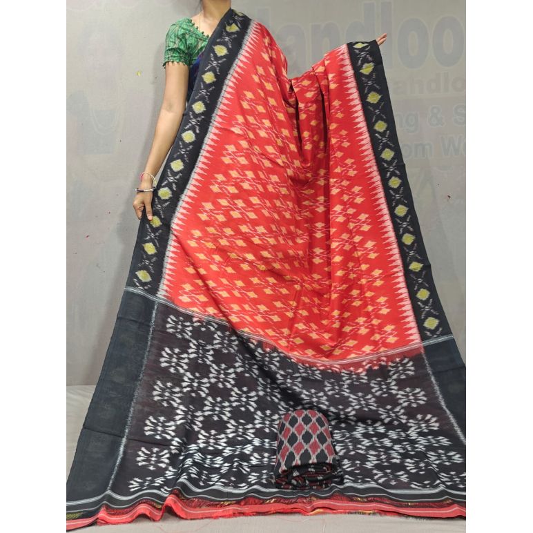 PGMRICTS5A07INDC02- Ikat cotton saree