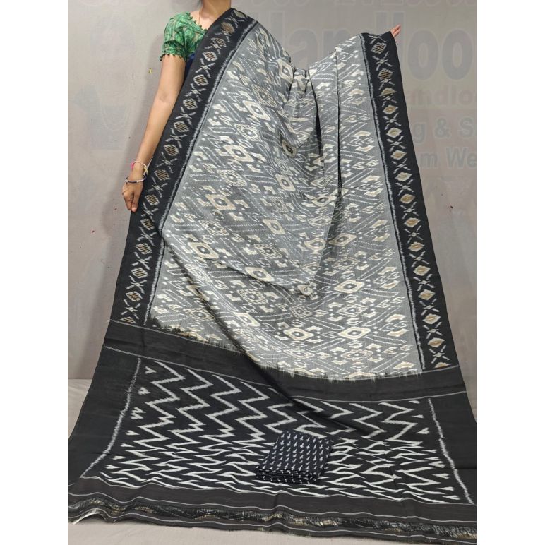 PGMRICTS5A07INDC05- Ikat cotton saree