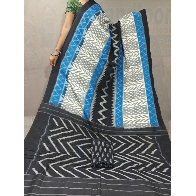 PGMRICTS5A07INDC09- Ikat cotton saree