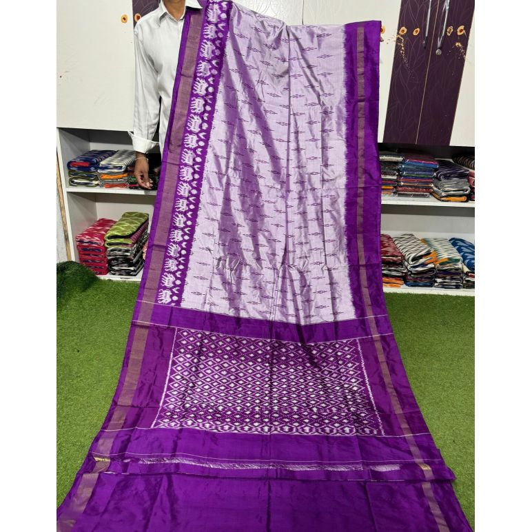 PGMRILWS5A07XZCD15- light weight Ikat silk saree