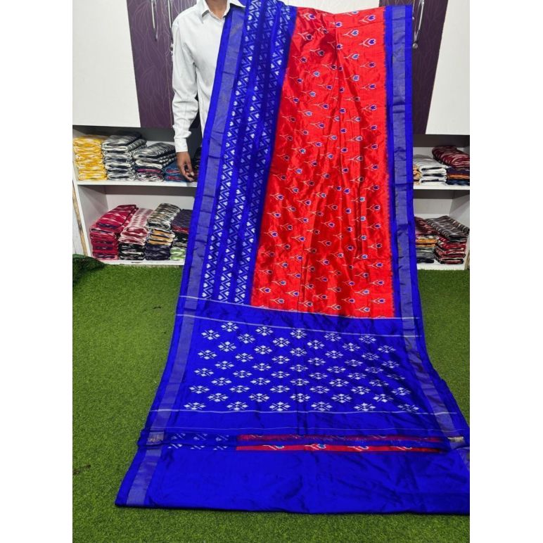 PGMRILWS5A07XZCD33- light weight Ikat silk saree