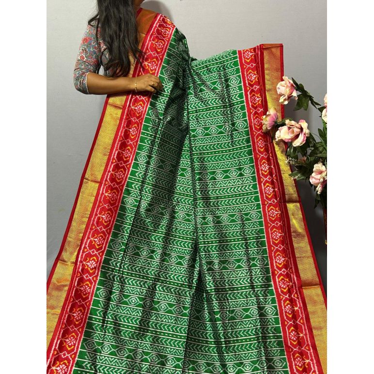 PKISIDSS5A09NDCC15- Ikat silk saree