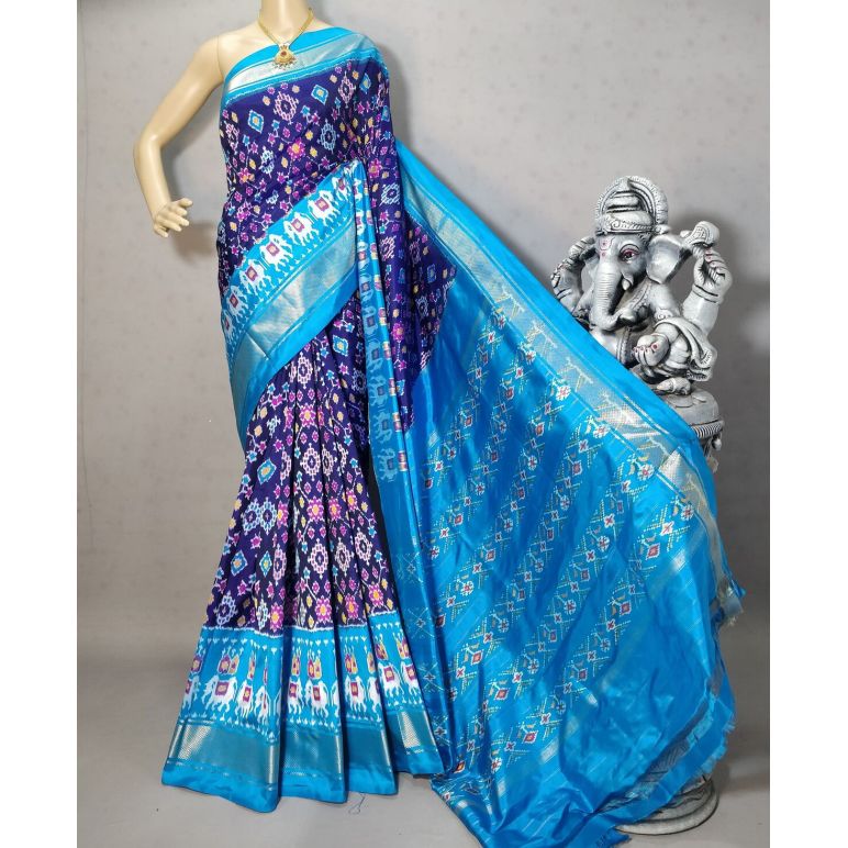 PRIHIDSS5A06NCDD35- Ikat silk saree