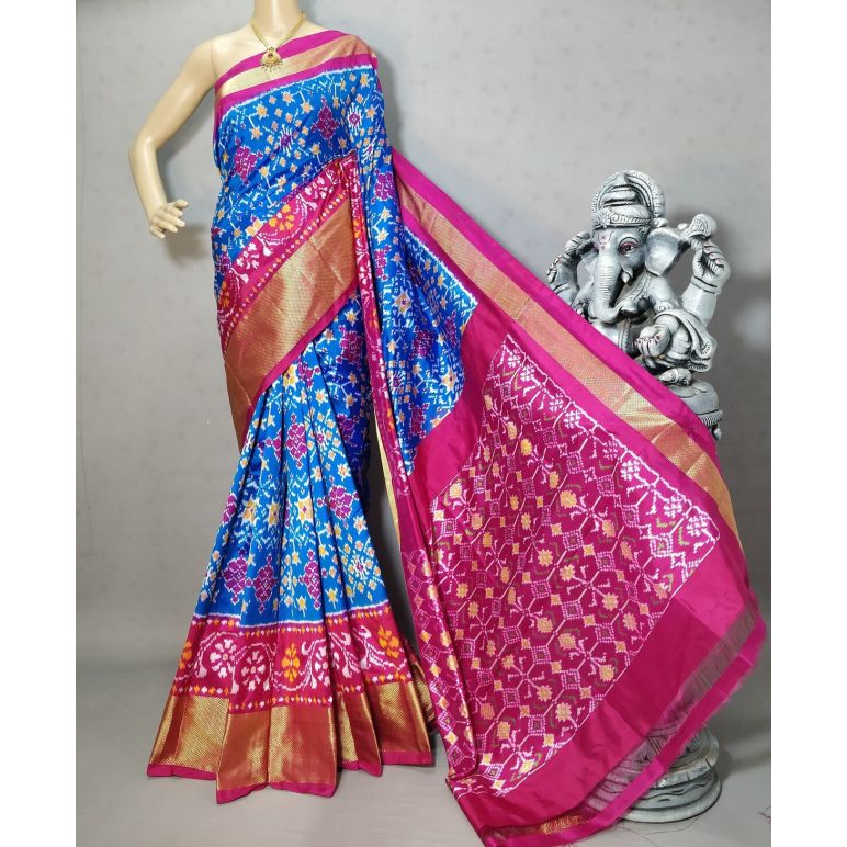 PRIHIDSS5A06NCDD37- Ikat silk saree