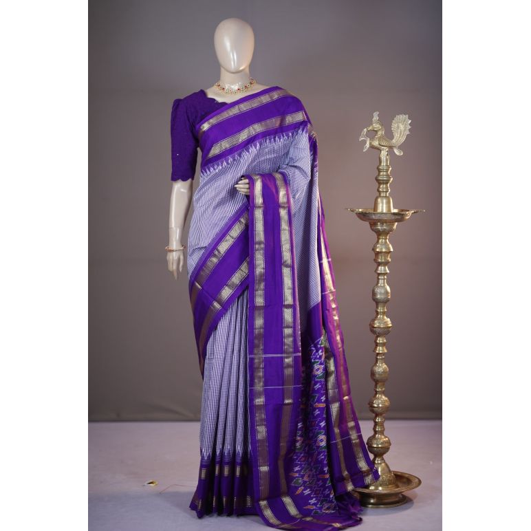 PSHLIDSS5A07TTDC16- Ikat silk saree