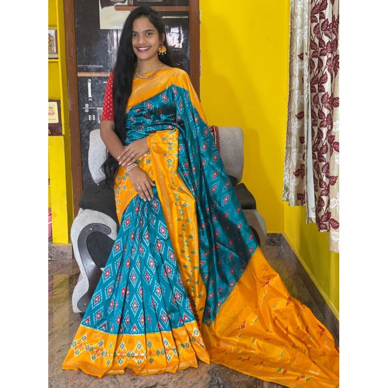 PWCKIDSS5A08XSCD11- Ikat silk saree