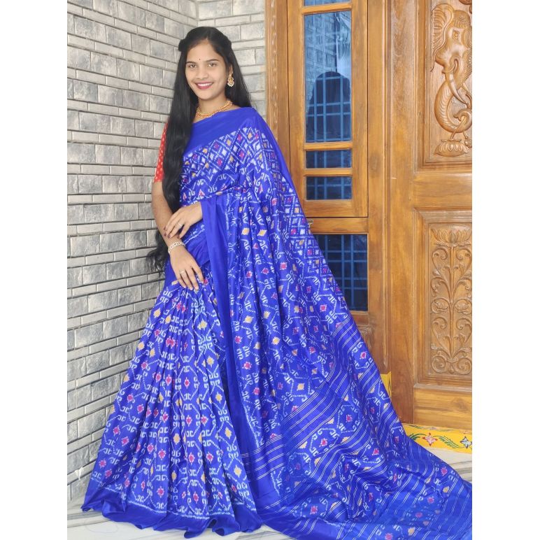 PWCKIDSS5A08XSCD19- Ikat silk saree