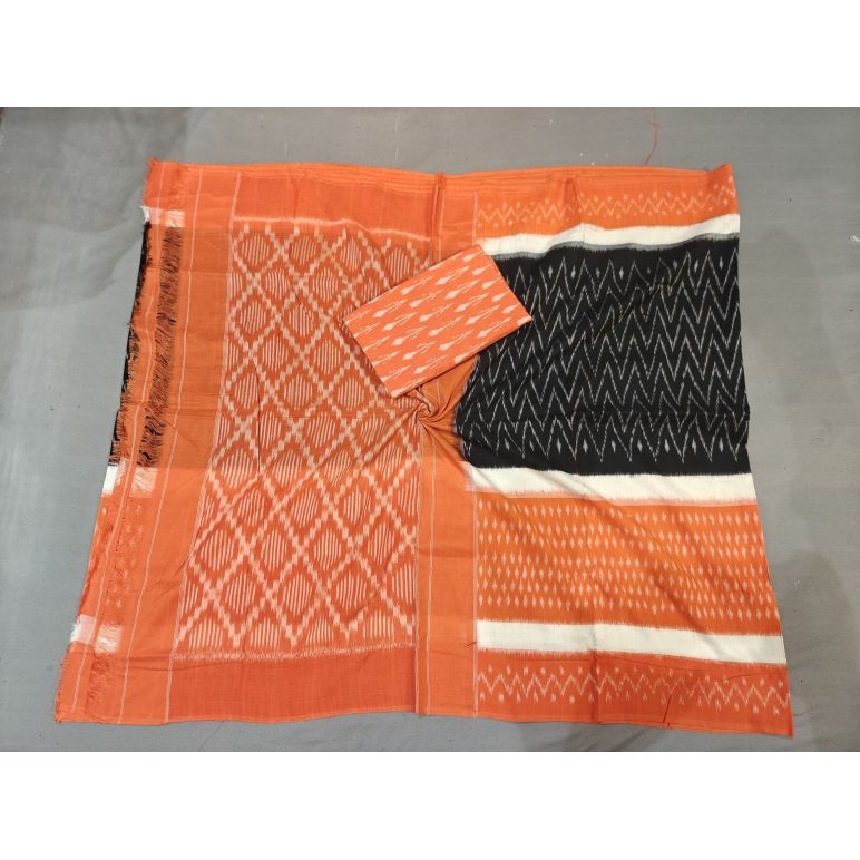 PGMRICTS5Y04INCD01- Ikat cotton saree