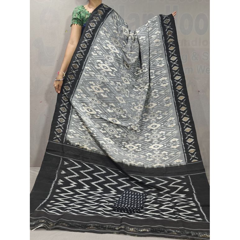 PGMRICTS5Y04INCD14- Ikat cotton saree