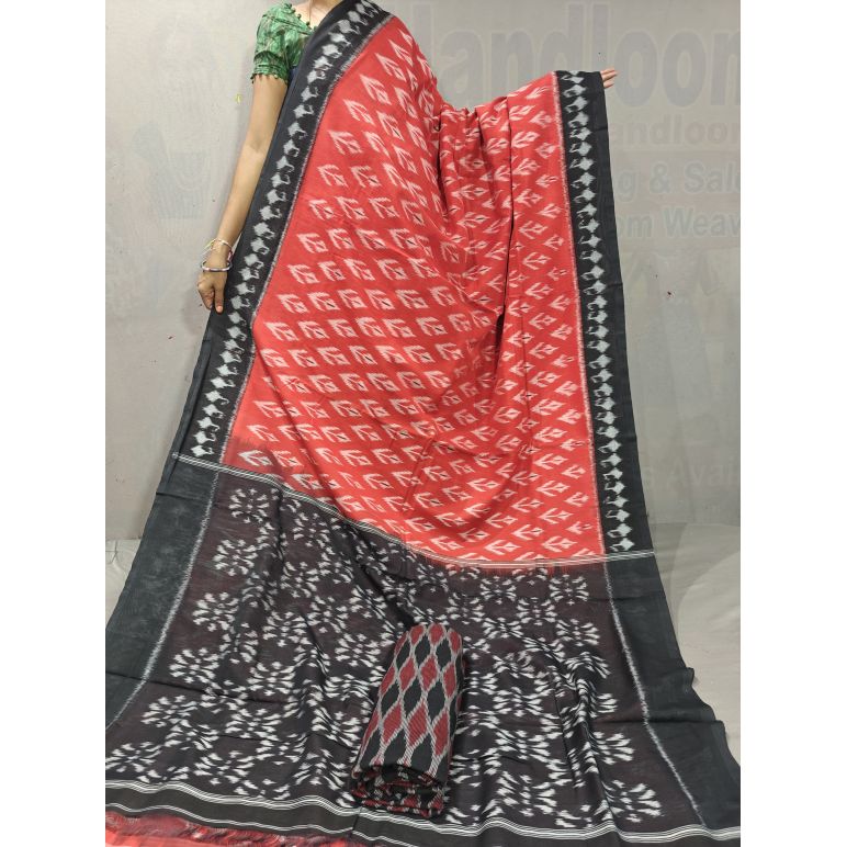 PGMRICTS5Y04INCD42- Ikat cotton saree