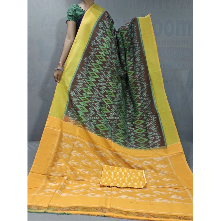 PGMRICTS5Y04INCD43- Ikat cotton saree