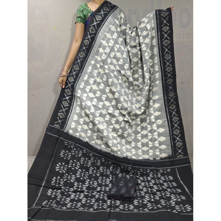PGMRICTS5Y04INCD46- Ikat cotton saree