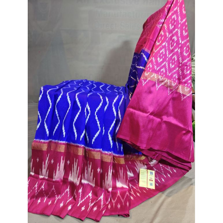 PGMRILWS5Y03XECD21- light weight Ikat silk saree