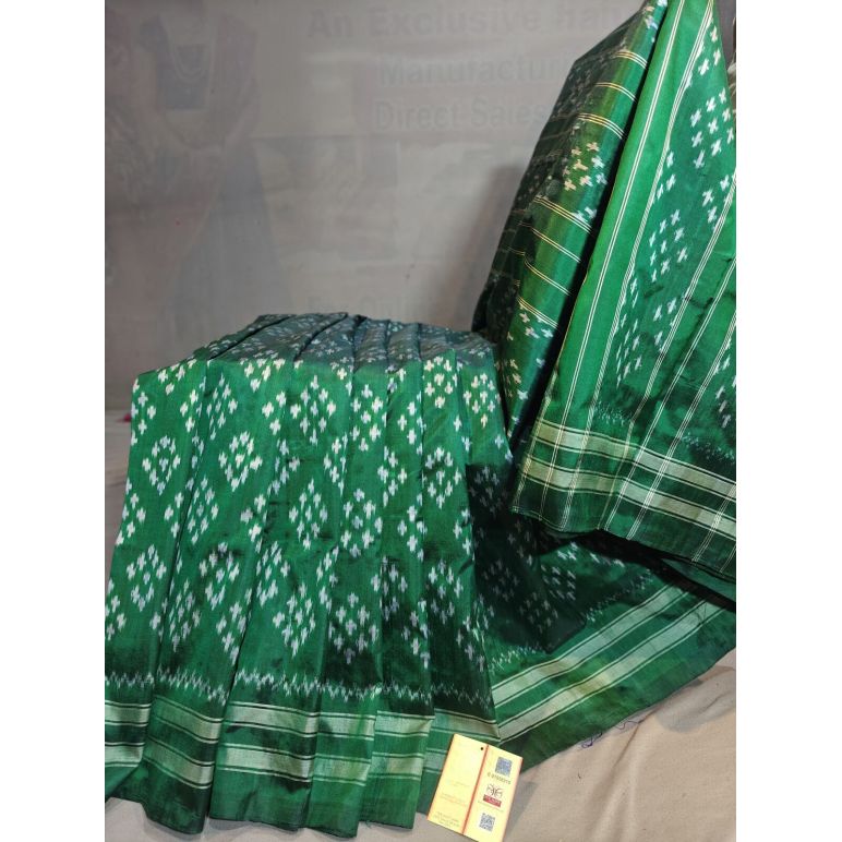 PGMRILWS5Y03XECD37- light weight Ikat silk saree