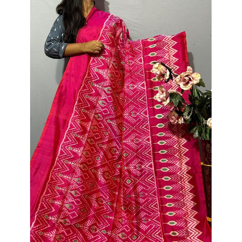 PKISIDSS5A30BECC14- Ikat silk saree
