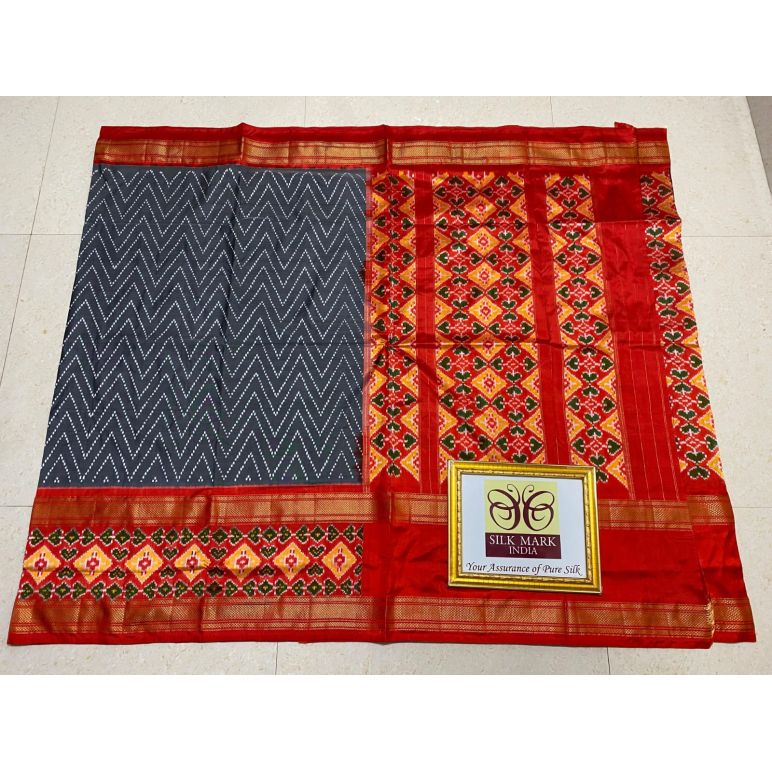 PPHSIDSS5A18BSCC24- Ikat silk saree
