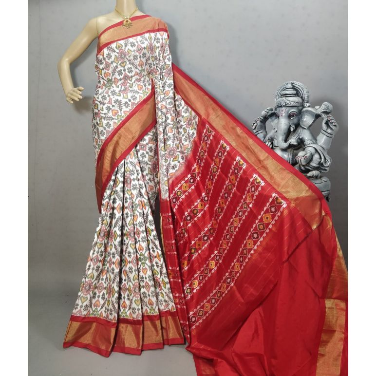 PRIHIDSS5A09BTCD11- Ikat silk saree