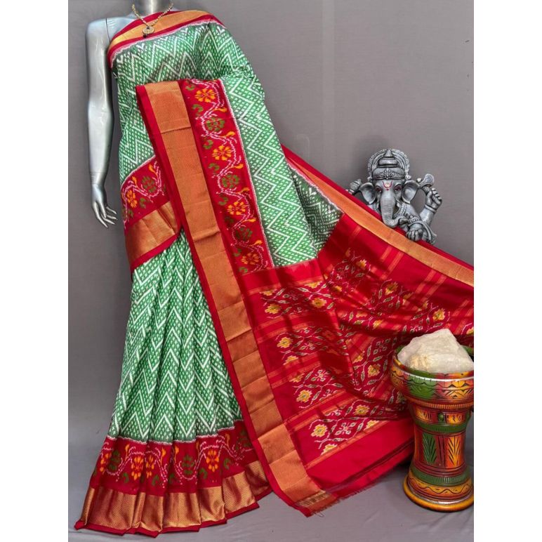 PSNTIDSS5A09NCDC20- Ikat silk saree