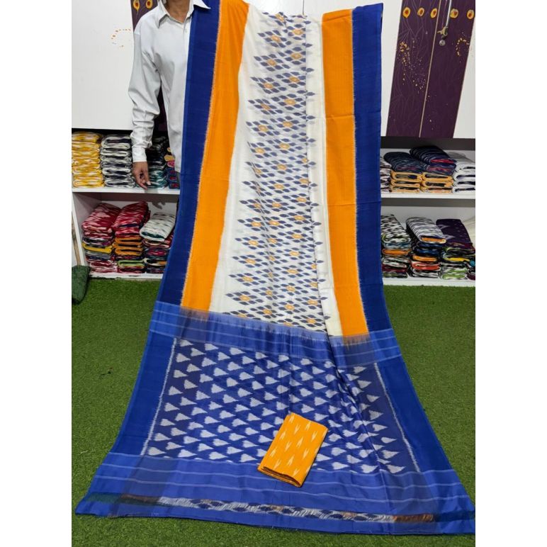 PSRGICTS5A30INCD13- Ikat cotton saree