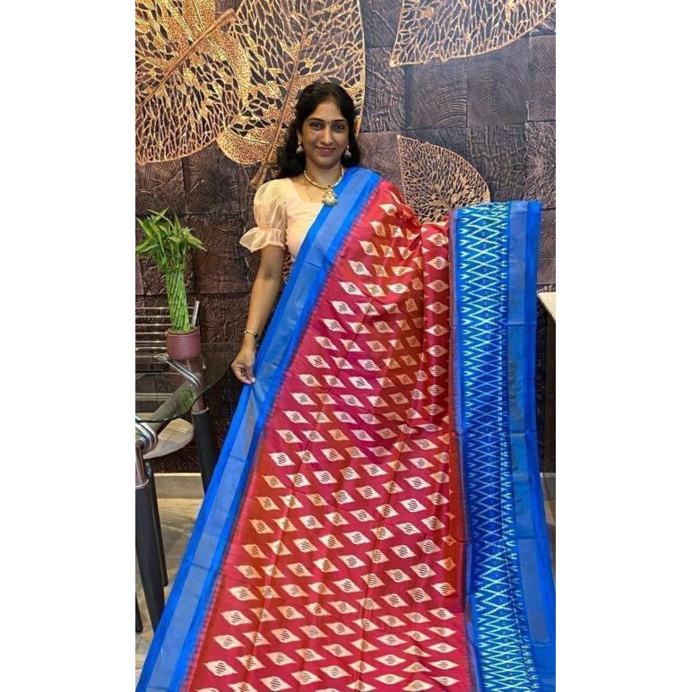 PSRGILWS5Y04XZCC06- light weight Ikat silk saree