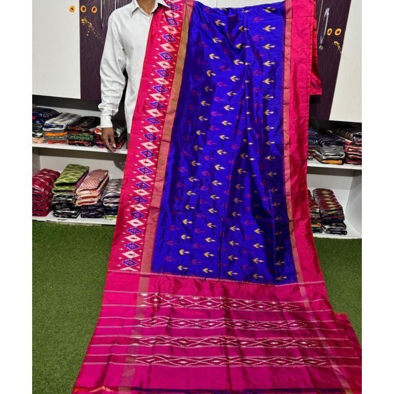 PSRGILWS5Y04XZCC13- light weight Ikat silk saree