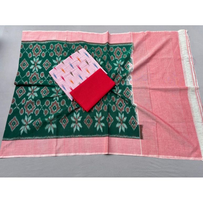PSSIC3PS5Y02IZSC03- Double ikat cotton salwar set