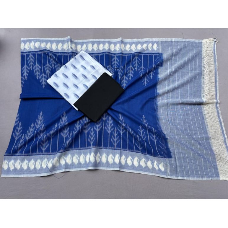 PSSIC3PS5Y02IZSC06- Double ikat cotton salwar set