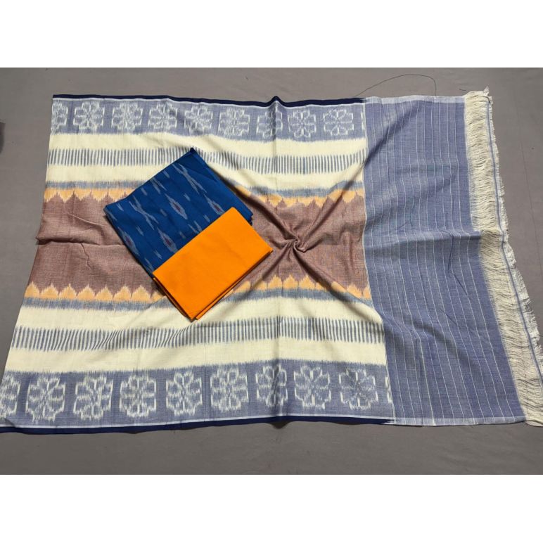 PSSIC3PS5Y02IZSC19- Double ikat cotton salwar set