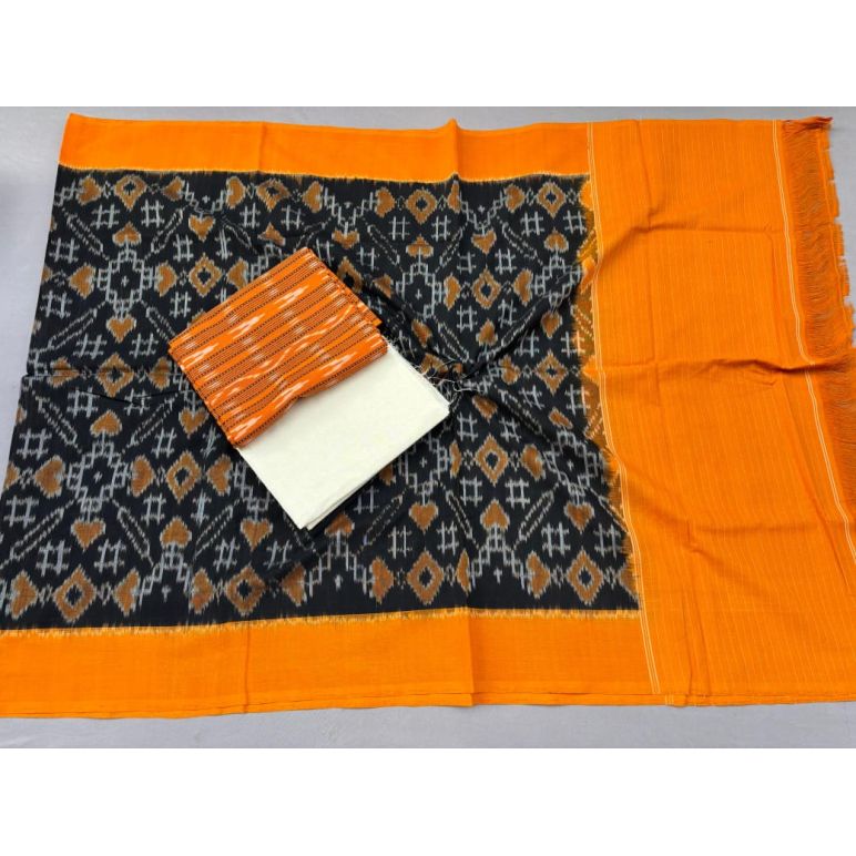 PSSIC3PS5Y02IZSC41- Double ikat cotton salwar set