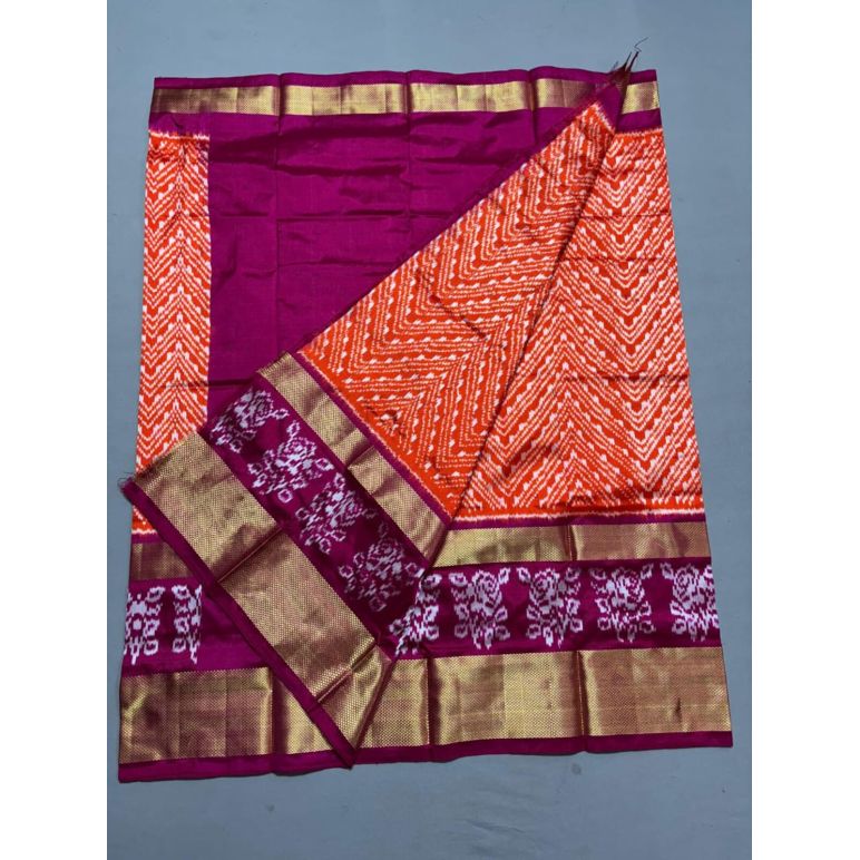 PSSIFSLG5Y03SZDC03- Free Size Ikat Silk Lehenga