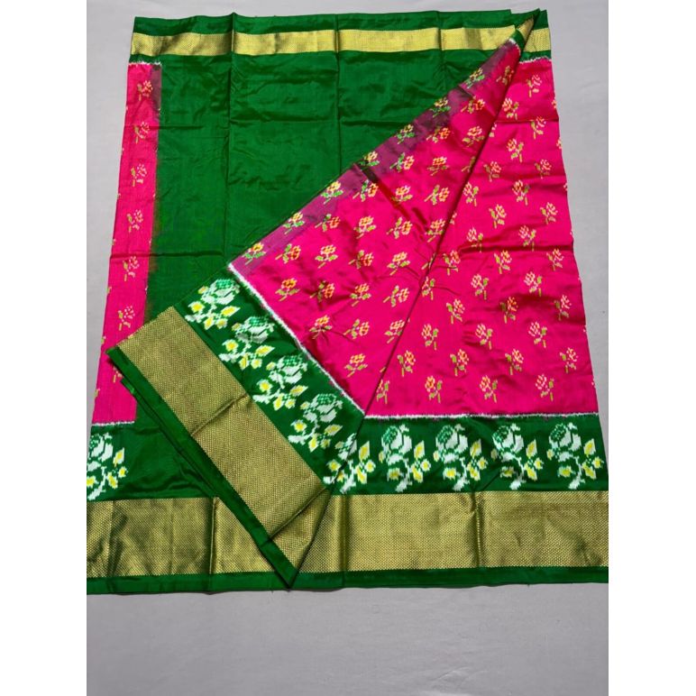 PSSIFSLG5Y03SZDC31- Free Size Ikat Silk Lehenga