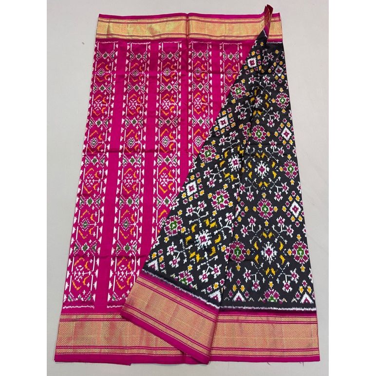 PUSNIDSS5A09NDCD02- Ikat silk saree