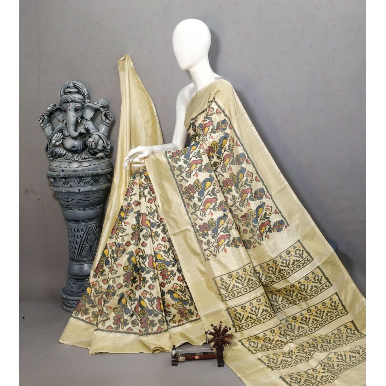 PALUIDSS5Y02ISDC05- Ikat silk saree