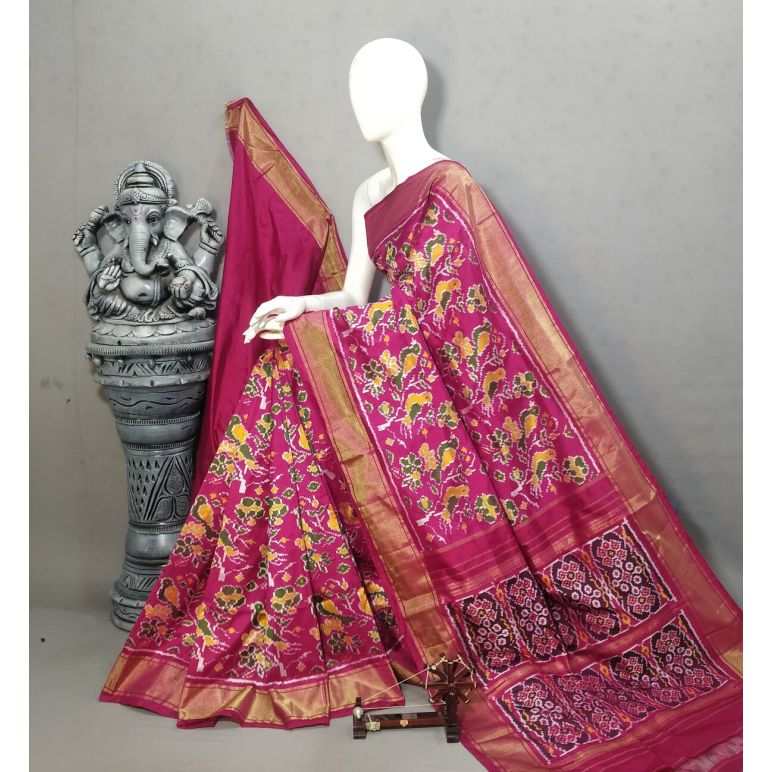 PALUIDSS5Y02ISDC10- Ikat silk saree