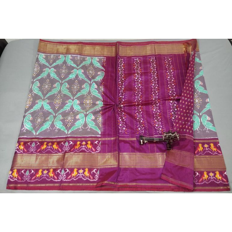 PALUIDSS5Y05NCCD06- Ikat silk saree