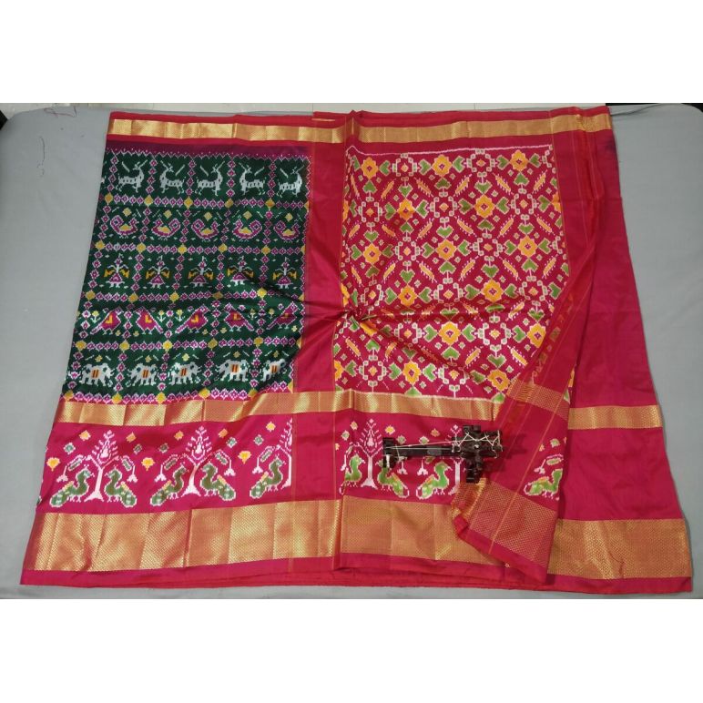 PALUIDSS5Y05NCCD12- Ikat silk saree