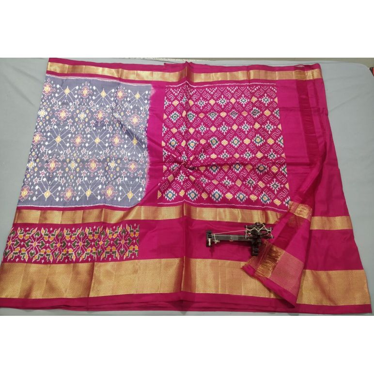 PALUIDSS5Y05NCCD14- Ikat silk saree